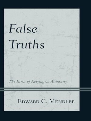 cover image of False Truths